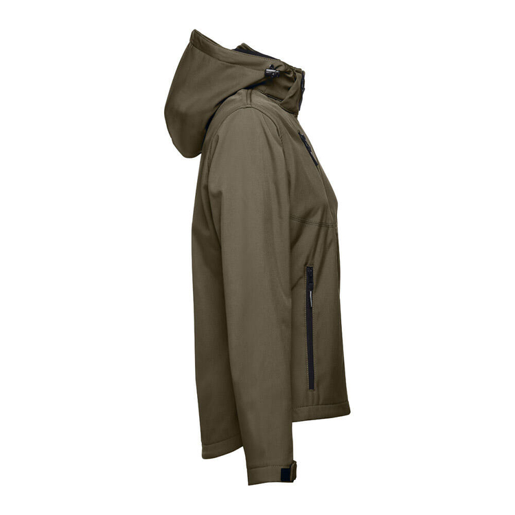 THC ZAGREB WOMEN. Damski softshell z odpinanym kapturem