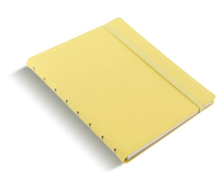 Notebook fILOFAX CLASSIC Pastels A5 blok w linie, pastolowy żółty
