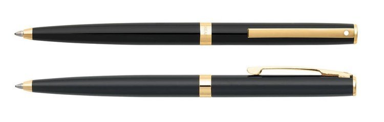 9471 Długopis Sheaffer kolekcja Sagaris, czarny, wykończenia w kolorze złotym